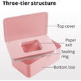 thumbnail image 3 of Wet Wipes Baby, Wet Wipes Box Baby, Toilet Paper Box Wet, Wet Toilet Paper Box With Lid, For Dry And Wet Tissue Paper, Napkin Boxes, For Home And Offi, 3 of 5