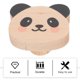 thumbnail image 2 of 2pcs Wood Coat Hook Panda Clothes Hanger Practical Hats Hanger for Home, 2 of 4