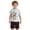 b-Sky Blue, variant on WhouRiu Boys Casual Outfits Short Sleeve Cartoon Graphic Tees And Shorts Sets Kids Summer Clothes