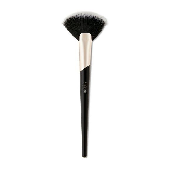 Walmart Fan Cosmetic & Makeup Brush for Delicate & Subtle Application, Black, 1 Count