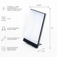 thumbnail image 4 of Northern Light Technologies Boxelite - 10000 Lux Light Therapy Lamp - Full Spectrum Lightbox Therapy Light for Natural Mood and Energy Enhancement, Sunlight Desk Lamp, Black, 4 of 6