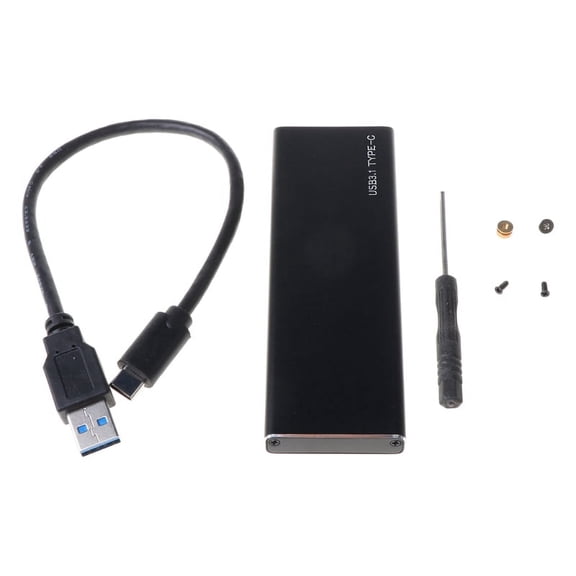 ZUARFY USB-C M.2 NGFF Hard Drive Enclosure B Key SATA SSD Reader to USB 3.0 Adapter Aluminum Portable