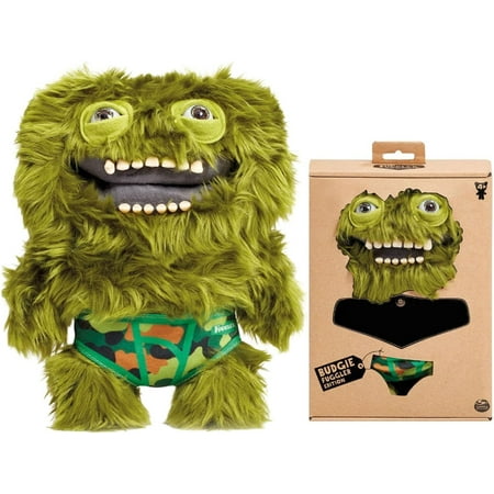 Fugglers Funny and Ugly Monster Plush - Strange Stuffed Animal with Empty Eyes and Teeth Ugly Doll 9 "Horror Plush Horror Doll Toy Comes with Gift Box