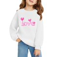 thumbnail image 5 of Ruyang LOVE Heart Sweatshirt for Girls Valentines Day Graphic Pullover Sweaters Cute Trendy School Preppy Sweatshirts, 5 of 6