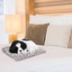 thumbnail image 2 of Simulation Sleeping Dog Puppy Ornament Animal Plush Toy Bamboo Charcoal Decor (Black+White), 2 of 4