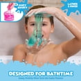 thumbnail image 2 of Tub Works Bath Slime Kids Body Wash variedad paquete de 4 | Textura pegajosa y divertida con aromas frutales frescos | Probado por dermatólogos | Juguetes de baño divertidos sensoriales para niños peq, 2 of 5