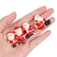 thumbnail image 6 of PTOOTP 12-Piece Red Santa Figurines Set for Landscape Decoration Holiday Christmas Ornaments, 6 of 8