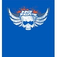 thumbnail image 5 of No Fear Skull With Wings Vintage Logo Adult Blue Long Sleeve Hoodie-3XL, 5 of 6