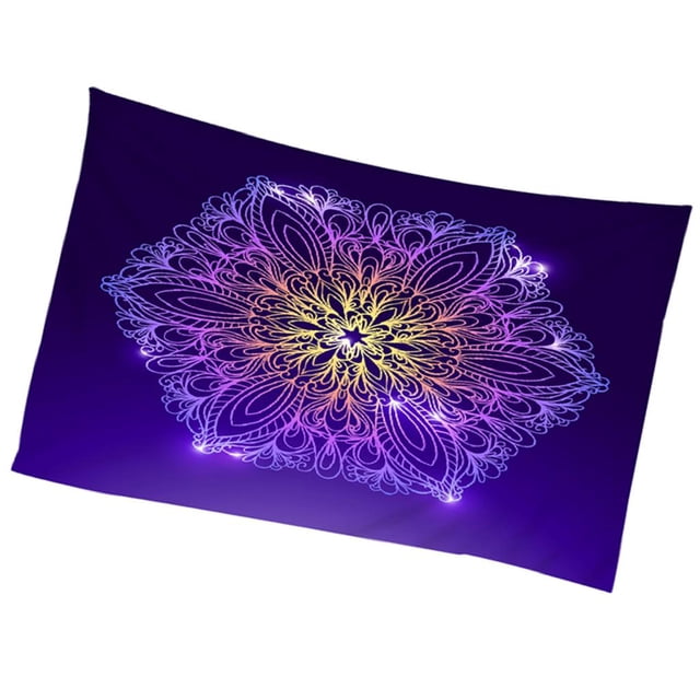 Tapiz para colgar paisaje natural, manualidades artísticas para , colcha, ropa , decoración hippie, 10 impresiones, sel Azul oscuro Macarena Tapices colgantes