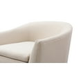 thumbnail image 6 of Lia Mid-Century Barrel Accent Chair, Sky Neutral, 6 of 11