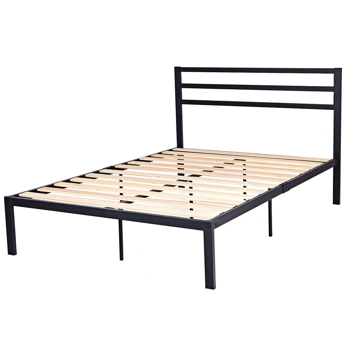 Bedding Home Garden Furniture Black Full Size Metal Bed