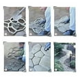 thumbnail image 4 of Walk Maker Reusable Concrete Path Plastic Paving Mold Stone Molding Paver for Lawn Garden Yard, 4 of 11