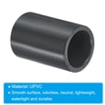 thumbnail image 4 of Unique Bargains Raccord de Tuyau en Uvc 18mm, Lot de 4 Raccords Droits, Gris Foncé, 4 of 5