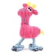 thumbnail image 2 of Juguete de peluche para perros, cachorro, cuerda tejida para masticar, forma de jirafa de franela, seguro, lindo para limpieza de dientes de mascotas, 2 of 8