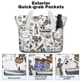 thumbnail image 2 of Tote Bag for Women - Halloween Pattern Shoulder Bag - Large Utility Work Duffle Bag with Zipper Handbag for Travel, Work, Sprots, 2 of 5