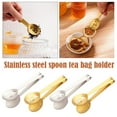 thumbnail image 6 of LEARNEVER Tea Bag Squeezer Tongs Stainless Steel Tea Bag Holder Strainer Clip Spoond, 6 of 8