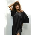 thumbnail image 6 of Avidlove Women's Long Nightgown Short Sleeve Sleepshirt Casual Maxi Loungewear with Pockets, 6 of 7