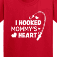 thumbnail image 4 of Inktastic I Hooked Mommy's Heart with Fishing Rod Youth T-Shirt, 4 of 5