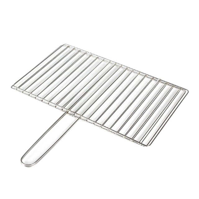de Parril,Cesto Pescado Parril de material acero Inoxidable 201 para Facil de Limpiado y Usado para Camping,Senderismo, Pya, Pesca 24x39cm - Vertical CUTICAT BBQ Barbecue Grilling Basket