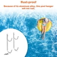 thumbnail image 3 of Soidarity Paquete de 2 colgadores de piscina de aleación de aluminio, superficie lisa, accesorios de natación multiusos, Clip colgante, Deportes acuáticos, 3 of 6