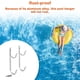 thumbnail image 5 of Sonducket Colgador de piscina de 2 piezas, rastrillos de superficie lisa a prueba de herrumbre de aleación de aluminio, accesorios de natación, Deportes acuáticos, 5 of 6