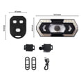 thumbnail image 3 of Luz trasera para bicicleta, señal , Control remoto inalámbrico, luz trasera para bicicleta, luz trasera recargable por USB para bicicleta de Macarena Luz trasera de bicicleta, 3 of 8