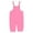 Pink, variant on Little Girls Casual Sleeveless Jumpsuits Back to School Romper Pink Suspenders with Pockets for Everyday Wear Girls Overalls 6-7 Years