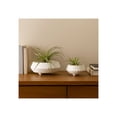 thumbnail image 3 of Decorative Tapered Bowl for Coffee Table - Contemporary Kitchen Counter Decor, Key, or Candy Bowl - Stylish Centerpiece Table Decorations or Entry Table for Home Decor Accent - Set of 2, 6", White, 3 of 11