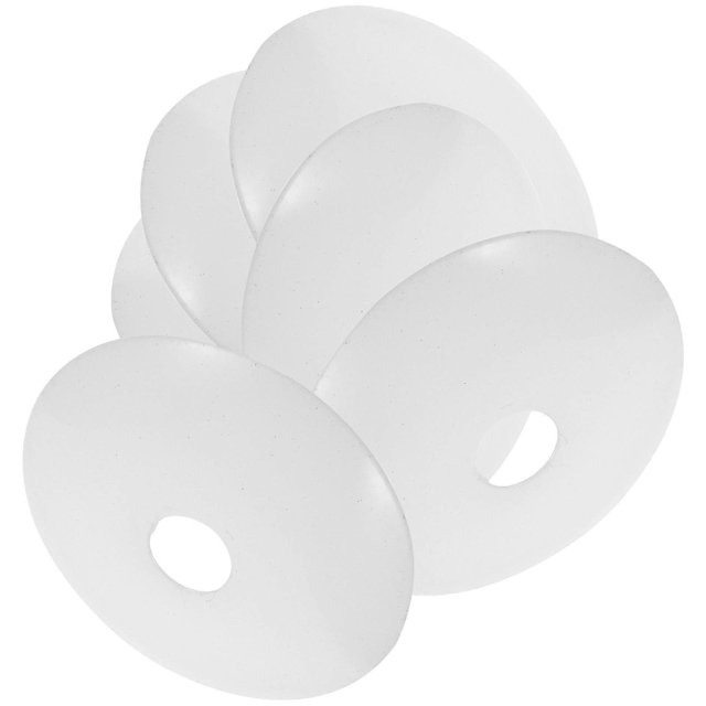 6pcs White Ceiling Plate Pendant Light Fixtures for Indoor Home Use – Durable Lighting Covers for Living Room, Bedroom & Dining Areas