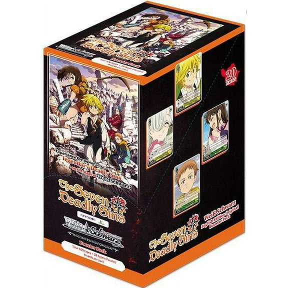 Weiss Schwarz The Seven Deadly Sins Booster Box, English Edition