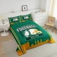 thumbnail image 4 of Erosebridal Rugby Comforter Sets,Stripes Sport Comforters & Duvets,Football Gaming Decor,Reversible,Breathable,2pcs, 4 of 7