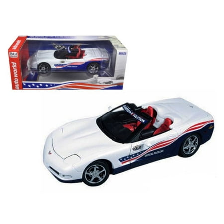 1998 Corvette Pace Car - AUTO WORLD 1:18 2004 CHEVROLET CORVETTE INDY PACE CAR AW204