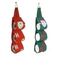 thumbnail image 3 of Christmas Toilet Paper Roll Storage Bag Santa Towel Holder Papers 3 Layer for Home Bedroom Bathroom Napkin Holders, 3 of 7