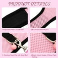 thumbnail image 4 of Minzimin 2 Pieces Guinea Pig Clothes Baby Ferret Rats Hamster Soft Mesh Harness Leash Vest Set with Bell for Guinea Pigs, Hamster, Ferret, Rabbit, Chinchilla and Similar Small Animals, 4 of 7