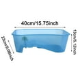Turtle Box Basin Turtles Fish Tank Habitat With Platform Turtle