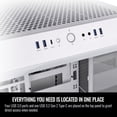 thumbnail image 5 of Thermaltake Tower 500 Vertical Computer Case - White, 5 of 6