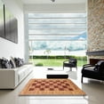 thumbnail image 7 of Ahgly Company Machine Washable Indoor Square Abstract Orange Area Rugs, 6' Square, 7 of 7