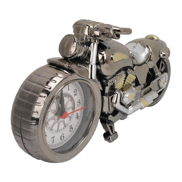 MODOLO DE MOTOCICTA Vintage Clima de Motocicletas, RelOJ de Escritorio de MOTOCLETA Pantalla Pantalla digital Digital Precisa para la Oficina en Casa