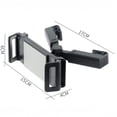 thumbnail image 3 of Car Rear Phone & Tablet Holder - Adjustable Arm 360° Rotatable Compatible with Most Phones Tablets - For Car Backseat Passengers Road Trips Family Travels Backseat Entertainment, 3 of 5