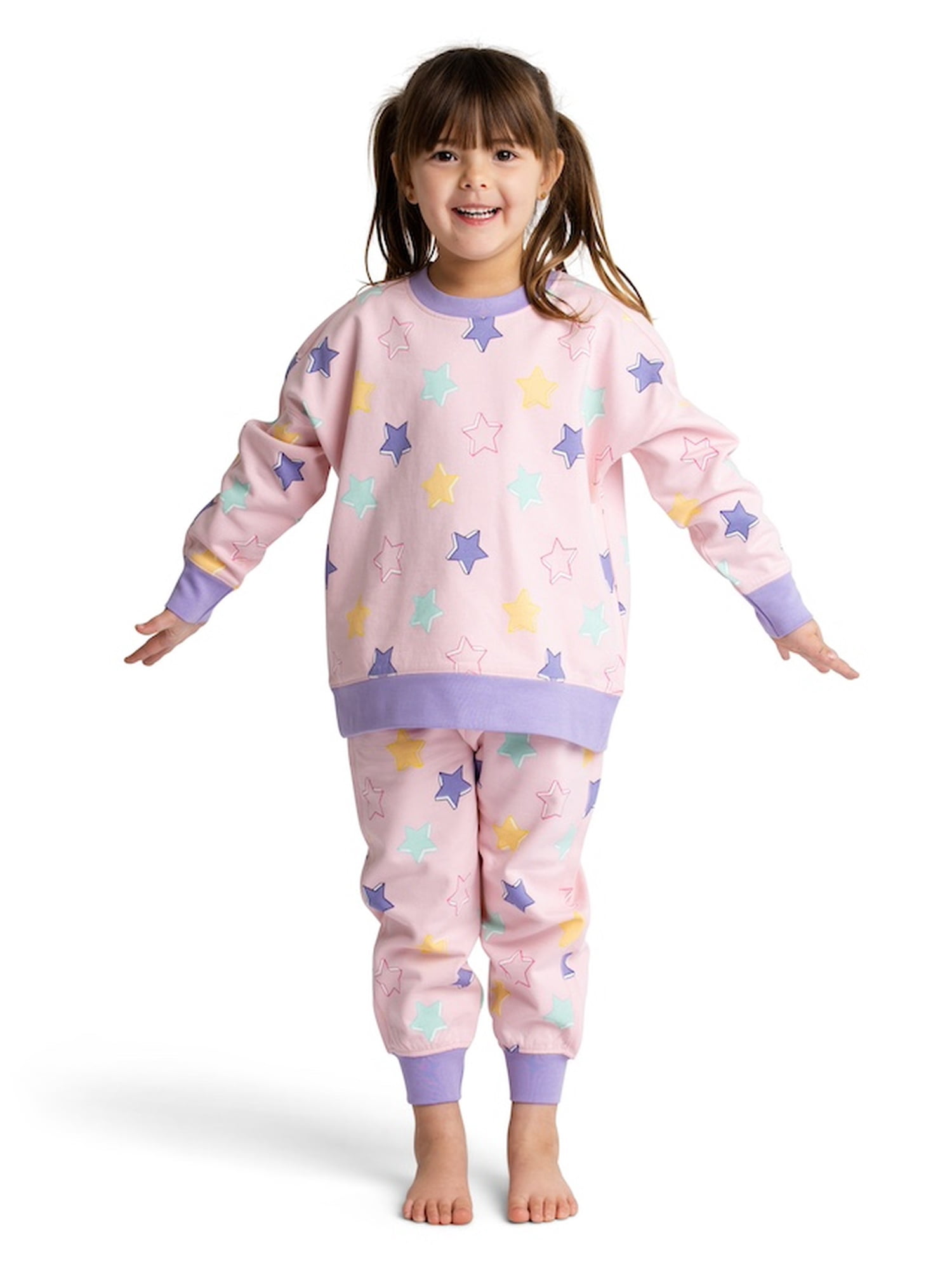 M+A by Monica + Andy, Organic Cotton Sporty Sweatsuit, Sizes 12-18M - 5T