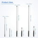 thumbnail image 3 of Herramienta magnética de alta resistencia, captador magnético extensible de acero inoxidable: telescópico flexible de 31 pulgadas, succión de 20 lb, para uso profesional y doméstico, 3 of 7