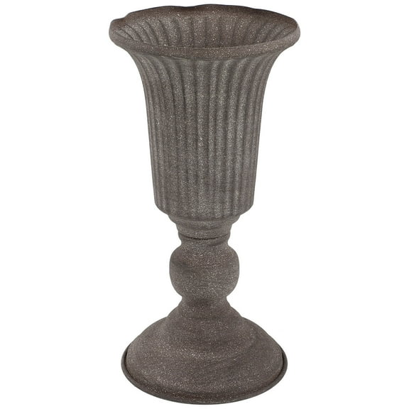 OATIPHO Tabletop Ornament Flower Pot Grey Iron 1Pack