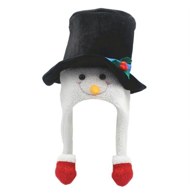 Disfraz navideño de tela con forma de muñeco de nieve para adultos y niños