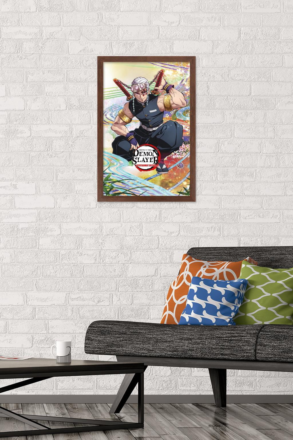Demon Slayer - Tengen Uzui One Sheet Wall Poster, 14.725" x 22.375" Framed