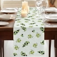 thumbnail image 3 of Table Runners 72 Inches Long Dress Scarves, Spring Botanical Farmhouse Kitchen/Dining Table Runner, Coffee Tablerunners, Green Olive Berry Branches Leaves Fruit 14x72 Inch, 3 of 9
