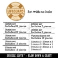thumbnail image 2 of Lifeguard Lifesaver Buoy Wood Mini Charms Shapes DIY Craft Jewelry - No Hole - 20mm (15pcs), 2 of 7