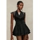 thumbnail image 4 of Vestido Bellabarnetten Waza con cuello en V sin mangas y encaje mini, 4 of 6