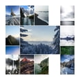 thumbnail image 2 of Póster de Frozen Lands, exquisita colección de viajes, arte de pared, decoración del hogar con temática de viajes por la naturaleza, 2 of 5