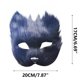 thumbnail image 3 of Máscaras para fiestas de disfraces, accesorios de media cara para hombres y mujeres, máscaras faciales de Halloween, máscaras pequeñas Liaozhai., 3 of 3