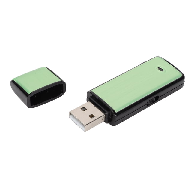 Grabadora De Voz De Unidad Flash, Grabadora De Voz Digital USB De Peso Ligero Sin Pérdidas HD Duradera Para Reuniones EOTVIA No